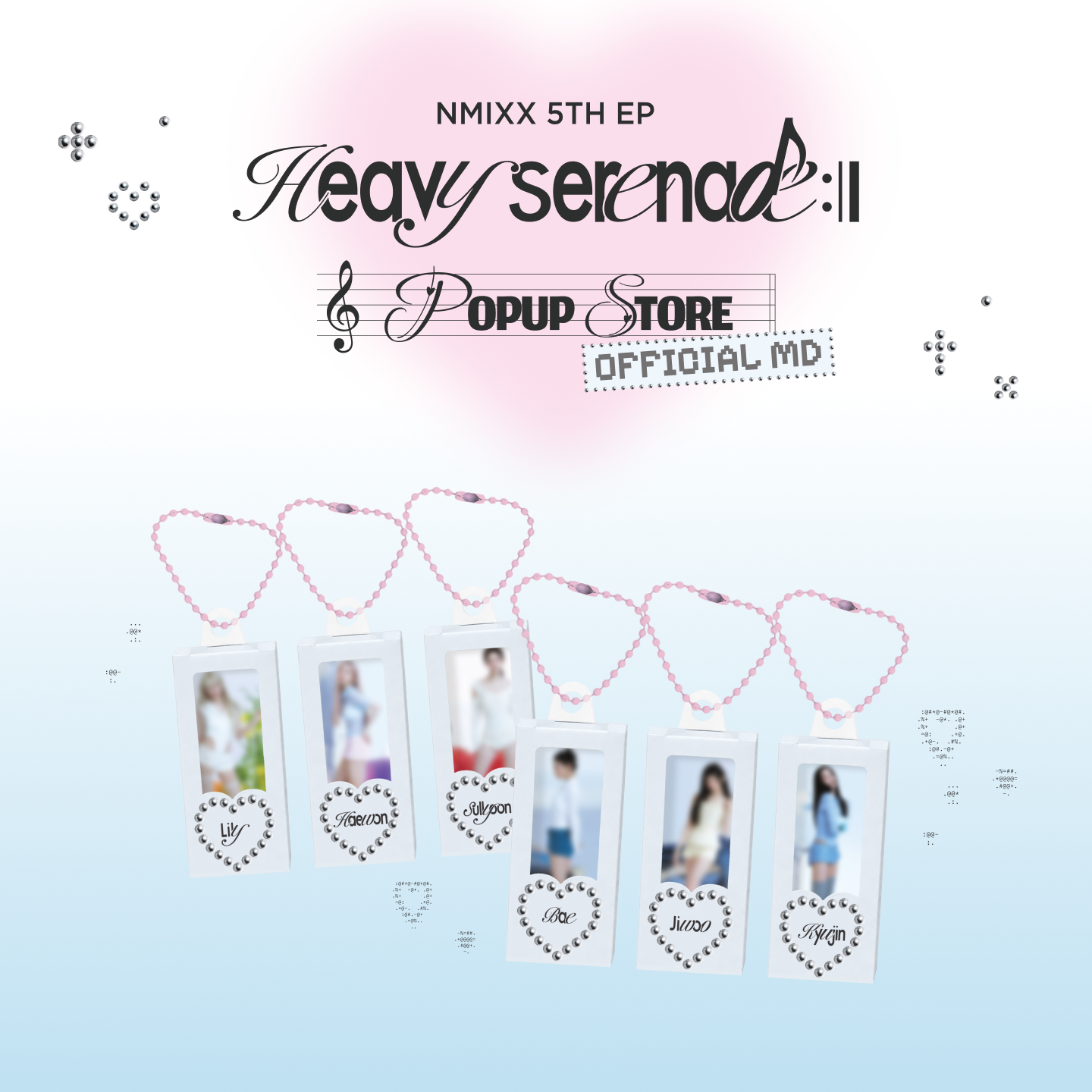 NMIXX [Heavy Serenade] POP-UP OFFICIAL MD - 04 ACRYLIC MINIATURE